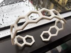 Easy Hex Thermoform Bracelet 3D Printer Model