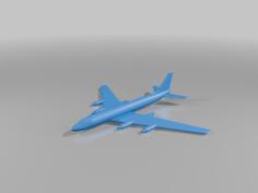 Tupolev Tu-114 Airliner 3D Printer Model