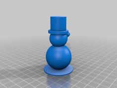 Snowman 3D Printer Model