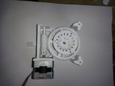 Star Tracker Stepper Motor Worm-gear 3D Printer Model