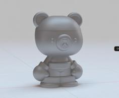 Boxing Bear 3D Printer Model