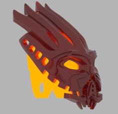 Element Lord Of Fire Face/Helmet 3D Printer Model