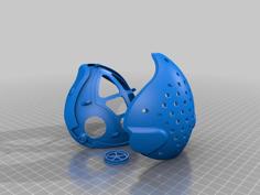 3D Printed Mask Model 2 With Exchangeable Filter Case 3D Printer Model