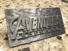 Avengers Endgame Logo 3D Printer Model