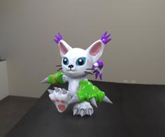 Gatomon Fan Made 3D Printer Model