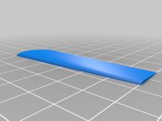 Rc Boat Rudder – Updated – L10-50mm, H40-60mm 3D Printer Model