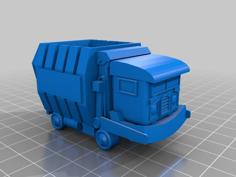 Animated Garbage Vehicle 3D Printer Model