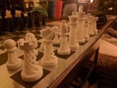 Chess Complete SCAD 3D Printer Model