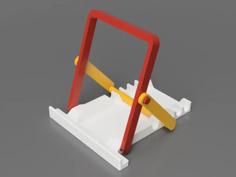 Folding Monitor/Tablet Stand 3D Printer Model