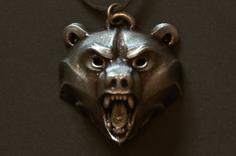 Witcher School Of The Bear Medallion 3D Printer Model