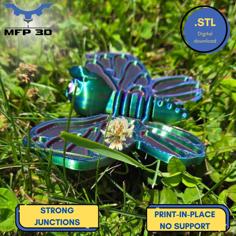 ? Exciting New STL File: Full-Winged Butterfly! ? 3D Printer Model