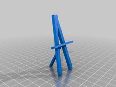 Mini Art Easel 3D Printer Model