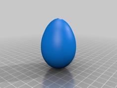 Perfect Egg For Easter Decoration 3D Printer Model