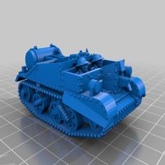 Wasp Flamethrower Carrier 1:56 / 28mm 3D Printer Model