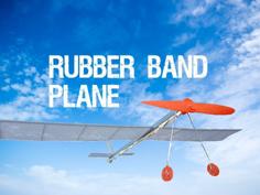 Rubber Band Plane / Glider 3D Printer Model