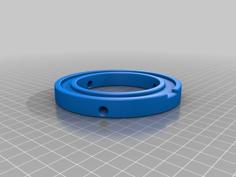 Universal LED Ring Light Mount 3D Printer Model