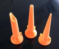 Sealant Cartridge Nozzle Set. 3D Printer Model