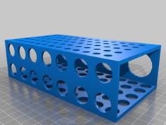 4 Way Tube Rack 3D Printer Model