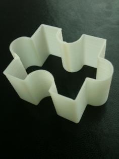 Jigsaw Piece Cookie Cutter 3D Printer Model