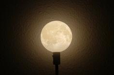 Glowing Moon IKEA Lamp Stand 3D Printer Model