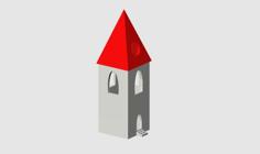 Church Tower 3D Printer Model