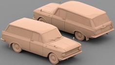 Moskvich Cargo (M433 / M434IU / M2734). 3D Printer Model