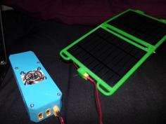 Solar USB Power Supply 3D Printer Model