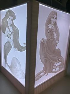 Disney – Princess Night Light (Complete) 3D Printer Model