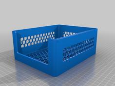 Stackable Storage Caddies With Honeycombs (+Customizer) 3D Printer Model