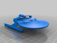 Star Trek Miranda Class, Reliant, NCC-1864 1:2000 3D Printer Model