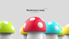 Mushroom Lamp – Pocket Size 3D Printer Model