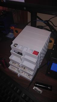 5 Drawer Organizer With 3 Different Drawer Options 3D Printer Model