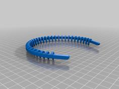 Head Band Comb 3D Printer Model