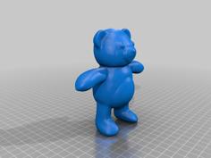 Teddy Bear Scatter Prop Plush Toy 3D Printer Model