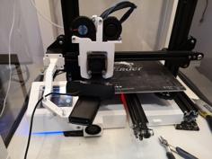 Ender-3 X-Axis Full Modular Camera-Mount For Many Cams, Mounts Included! 3D Printer Model