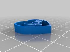 Heart With Love Charm 3D Printer Model