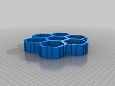 Minifig Hexagons – Extended Customization (honeycombs, Multi-hex Units, Veneers, And More) 3D Printer Model