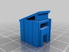 1/87 Chicken Hut 3D Printer Model