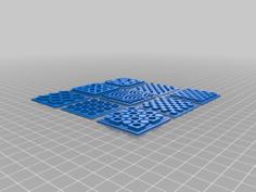 Pottery And Clay Texture Tiles 3D Printer Model