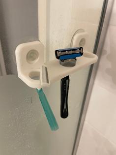 Shower Razor Holder X3 3D Printer Model