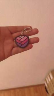 Silph Rose Cup Badge/keyring 3D Printer Model