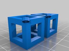 Cube Earrings 3D Printer Model