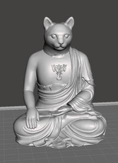 Buddha Cat Ganesha 3D Printer Model