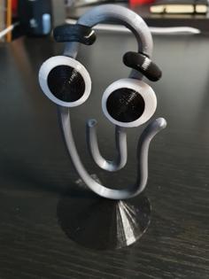 Clippy 2021 / Microsoft 365 Paperclip Emoji 3D Printer Model