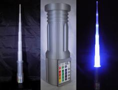 LIGHTSABER – LED – Fully Functional 3D Printer Model