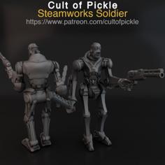 Steamworks Soldier 3D Printer Model