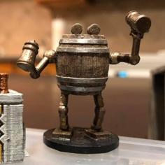 Beer Barrel Golem 3D Printer Model