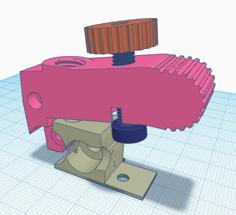 Anet A6 : Feeder Improvement For Flexible Filament 3D Printer Model