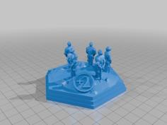 Catan Largest Army Trophy 3D Printer Model