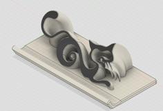 Phone Stand Horse / Cat / Footballer 3D Printer Model